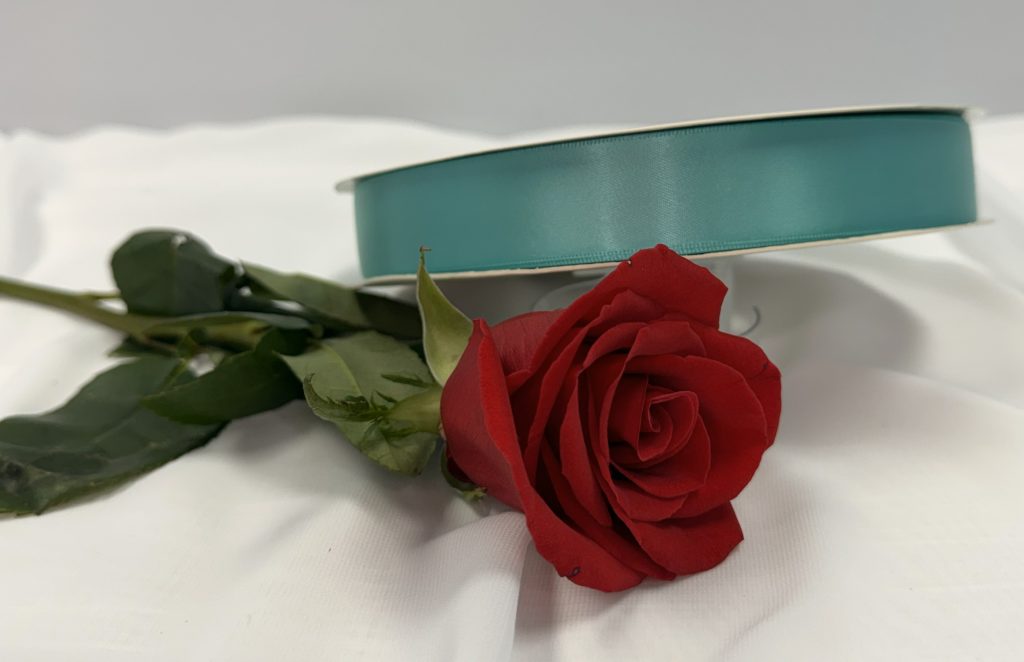 One Way Ribbed 1 inch Double sided satin ribbon, 100 yards - Naper Flair