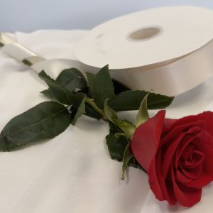 1-1/5 inch Double sided Antique satin ribbon, 100 yards