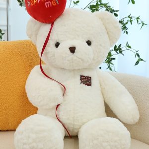 55 cm / 22” Teddy Bear (holding a heart shaped balloon)