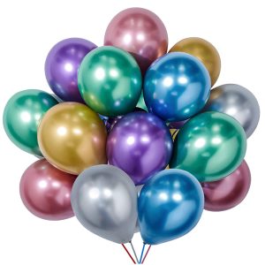 10 pcs  12 inches chrome balloons