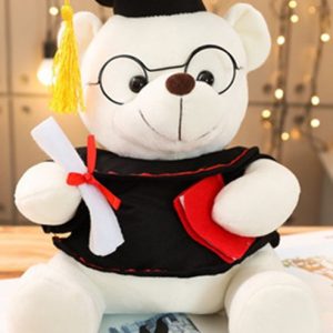 35 cm / 14” Teddy Bear (cap & gown)