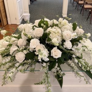 Sympathy arrangement #4  Casket spray